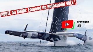 ROUTE du RHUM 2022  ⛵ MaxiTrimaran Edmond de Rothschild  Bretagne Télé [upl. by Rudyard]