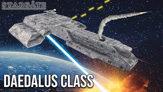 STARGATE Ships Explained DAEDALUS CLASS Battlecruiser [upl. by Shih]