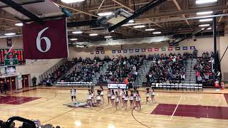 Eastlake High School Cheer 20172018 Basketball Performance 2 [upl. by Carbrey]