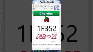 Cherries world msword mswordexcel mswordexcelpowerpoint computergkknowledge exceltips [upl. by Gatias]