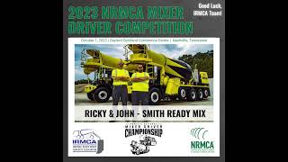 Ready to Conquer at Nationals  NRMCA 2023 National Mixer Driver Championship  Indiana Ready Mix [upl. by Biondo]