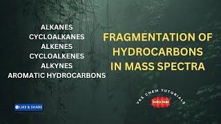 FRAGMENTATION PATTERN OF HYDROCARBONS [upl. by Rehtnug202]