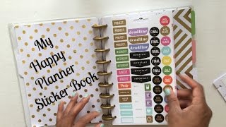 Happy Planner Sticker Book \\ Inspired by Kellofaplan [upl. by Fiedling]