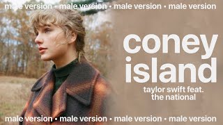 taylor swift the national  coney island male version [upl. by Fredkin]