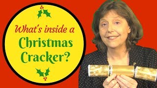 Whats inside a Christmas cracker Lets see [upl. by Flieger423]