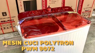 MESIN CUCI POLYTRON PWM 9072 MANUAL 9KG [upl. by Knight]