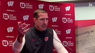 Luke Fickell press conference Wisconsin coach struggles to identify reasons for teams poor play [upl. by Auston]