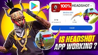 IS HEADSHOT APP WORKING IN FREE FIRE 😲  HEADSHOT APP WORK OR NOT  GRINGO XP  GARENA FREE FIRE [upl. by Zora]