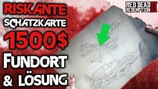 1500 Riskante Schatzkarte Guide  Red Dead Redemption 2 Deutsch Tipps amp Tricks [upl. by Barolet368]