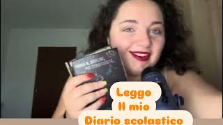 Asmr ita  leggo il mio diario scolastico [upl. by Lleuqar]