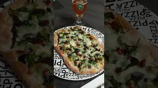 PINSA CON CIME DI RAPA NDUJA E OLIVE  Non è sabato senza Pizza e Birra shorts [upl. by Kitty]