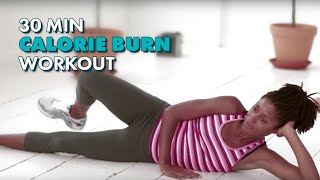 30Minute Calorie Burn Workout With Weights  The CafeMom Studios Workout [upl. by Wilow]