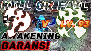 Dragon Nest PvP  WindWalker vs Barbarian  Awakening Barans Lv 93 KDN KOF Mode [upl. by Adleme]