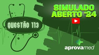 Simulado Aberto 2024  Questão 113 [upl. by Aridnere]