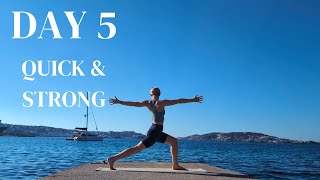 57 Day Morning Yoga Challenge Quick amp Strong Vinyasa  Exercise Workout [upl. by Ydoj]