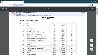 How to create RDLC Report in ASPNET Core  FoxLearn [upl. by Meyers]