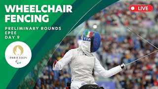 Wheelchair Fencing  Preliminary Rounds  Epee  Day 9 [upl. by Cristie]