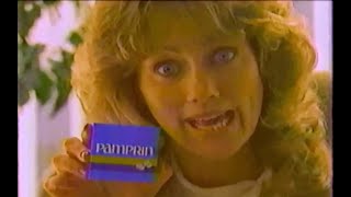 Pamprin quotMonthly Relief Productquot Period Medicine 80s Commercial [upl. by Jojo1]