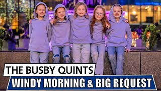 The Busby Quints Brave a Windy Day While Dad Handles an Unexpected Request  OutDaughtered [upl. by Fortune]