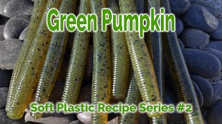 Soft Plastic Lure Making Recipes  Green Pumpkin  Make your own Stick Worms  Recipe 2 [upl. by Riegel211]