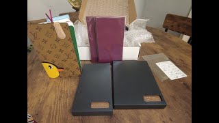 Sterling ink unboxing Louis Vuitton Emily notebook MM size [upl. by Salangi5]