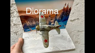 Diorama Polikarpov I 16 aus Abfallholz [upl. by Ronna682]