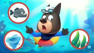 Swimming Safety  Outdoor Safety Tips  Kids Cartoon  Police Cartoon  Sheriff Labrador [upl. by Garnet509]