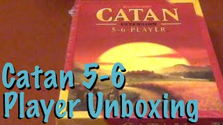 Catan 56 Player Extention Unboxing [upl. by Ecraep]