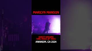 Marilyn Manson  Sweat dreams Are Made of This Hunda center Anaheim California Sep 2024 [upl. by Kathryn]