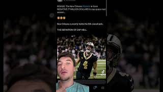 NFL cap is not real trending nfl shorts nflnews sports football nfloffseason saints fyp [upl. by Oech531]