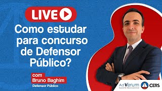 Como estudar para concurso de Defensor Público [upl. by Hoem]