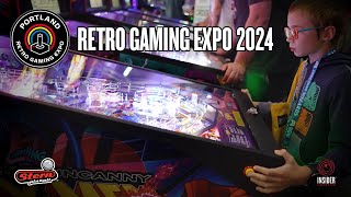 Stern Pinball at The Portland Retro Gaming Expo [upl. by Ycnalc]