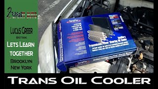 Torqflo Aftermarket Transmission Oil Cooler install [upl. by Esidarap]