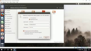 Access shared folders on Windows Server and Ubuntu Server from Ubuntu Desktop demo VirtualBox [upl. by Aicineohp]