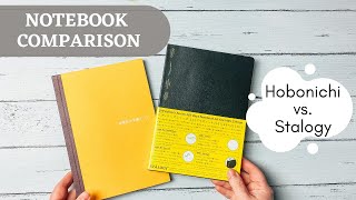 A5 Notebook Comparison  Hobonichi vs Stalogy [upl. by Okram]