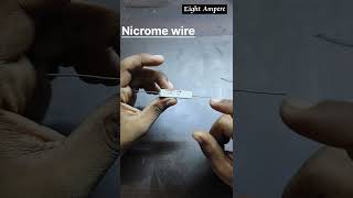 free NICROME WIRE from RESISTOR nicromewire resistor eightampere [upl. by Acnoib]