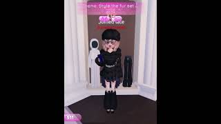 Dress to impress but I can only use fur set roblox dresstoimpress dresstoimpressroblox dti fyp [upl. by Ytirev]