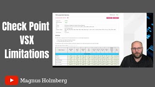 Check Point VSX  Limitations  Supported features [upl. by Christie775]