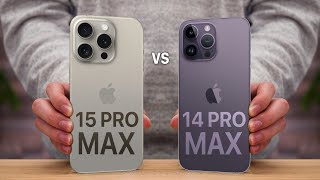 iPhone 15 Pro Max VS iPhone 14 Pro Max Comparison [upl. by Elaynad]