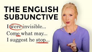 The Subjunctive in English  Complete Advanced English Grammar Lesson [upl. by Amethist]