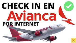 Cómo hacer el Check in AVIANCA por Internet  Fácil y rápido [upl. by Annij]