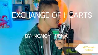 Nonoy PeñaEXCHANGE OF HEARTLyricsVideo [upl. by Jarlen]