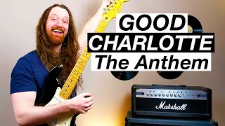 The Anthem by Good Charlotte  Guitar Lesson amp Tutorial [upl. by Zsa Zsa31]