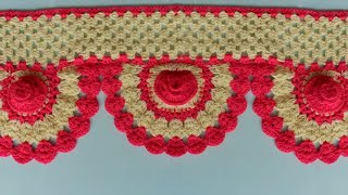 Beautiful WOW  Door Hanging Toran Making at Home  Woolen Toran New Design  Door Hanging Crochet [upl. by Esteban954]