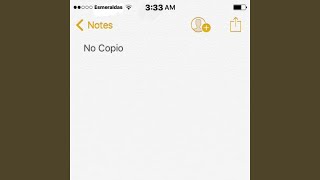 No Copio [upl. by Tortosa]