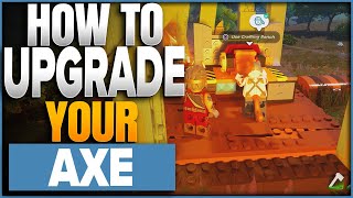 How To Upgrade Your Axe In LEGO Fortnite [upl. by Ssej]