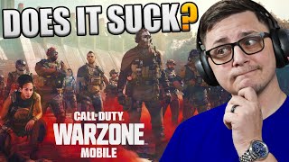 Warzone Mobile 1st Impressions  Initial Review  Does it Suck [upl. by Joseito174]