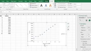 Creating a Scatter Plot in Excel 2016 [upl. by Menendez]