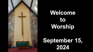 Colesville Presbyterian Church Livestream September 15 2024 [upl. by Levins]