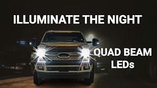 Are These the Best Headlights Ever 2017 Ford Super Duty Quadbeams [upl. by Zachary]